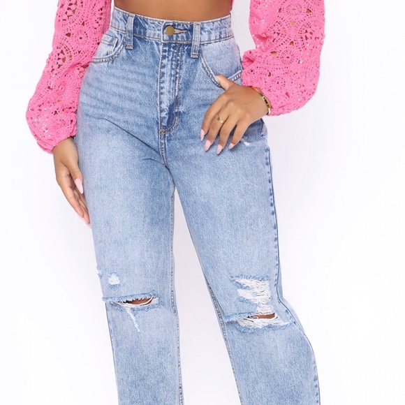 High Waisted Jeans - Picture 2 of 3